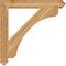 Ekena Millwork Legacy Arts & Crafts Rough Sawn Bracket, Western Red Cedar, 4"W x 34"D x 34"H BKT04X34X34LEC03RWR - alternate 2